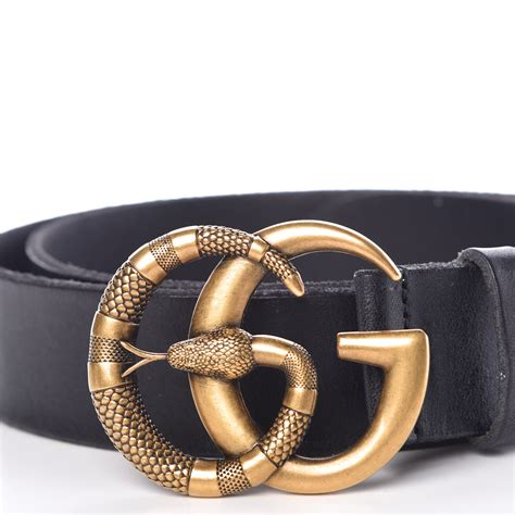 gucci double g snake belt.